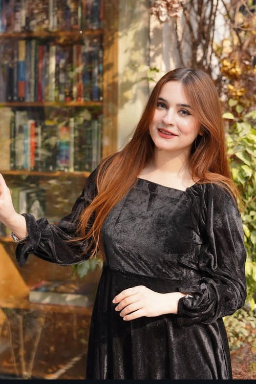 Black Velvet Frock