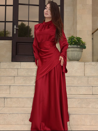 Red Luxury Dress Women