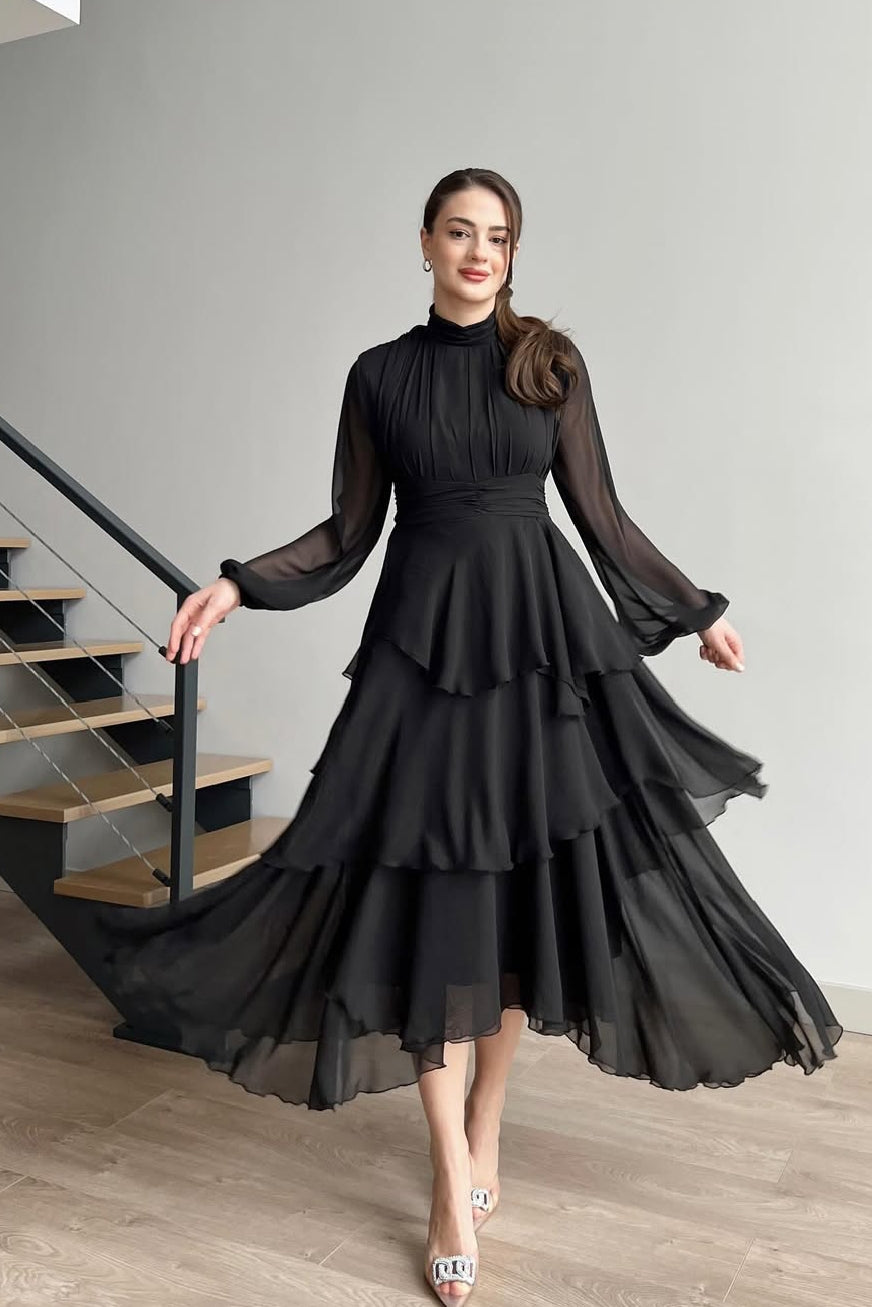 ELEGENT FROCK BLACK