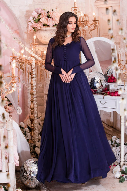 Blue Flora Dress