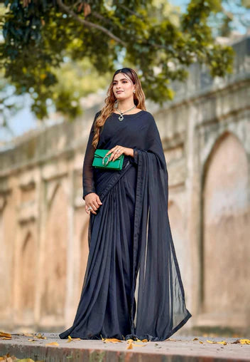 Siyah-e-nazakat saree