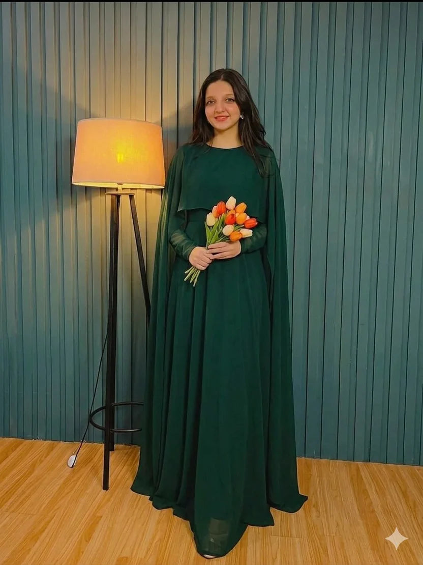 Green Cap Body Dress