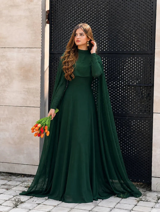 Green Cap Body Dress