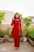 Redish 3pcs Dress