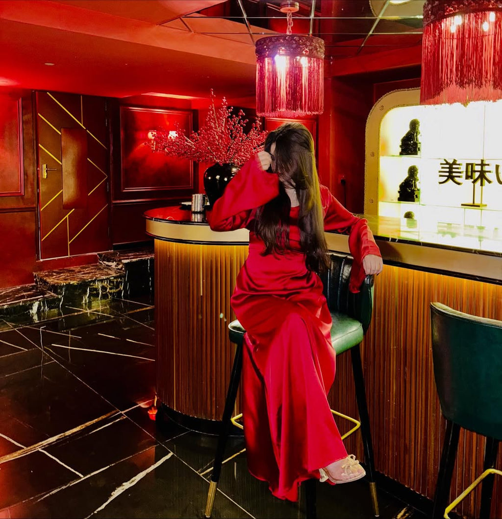 Redish Bodycon Dress