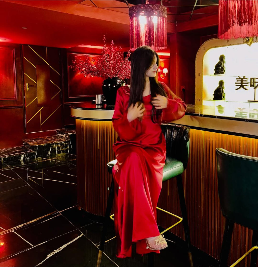 Redish Bodycon Dress