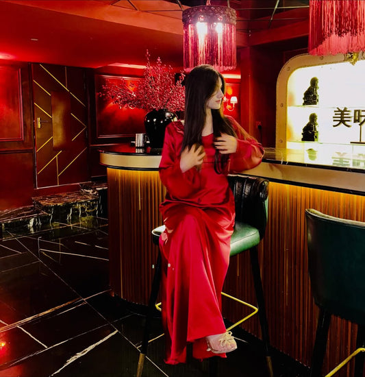 Redish Bodycon Dress