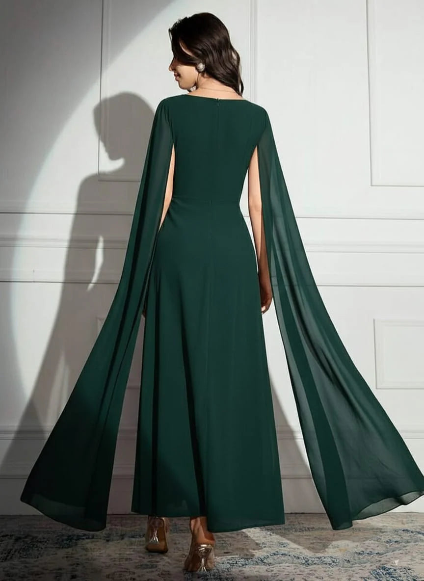Green Cap Leaf Dress