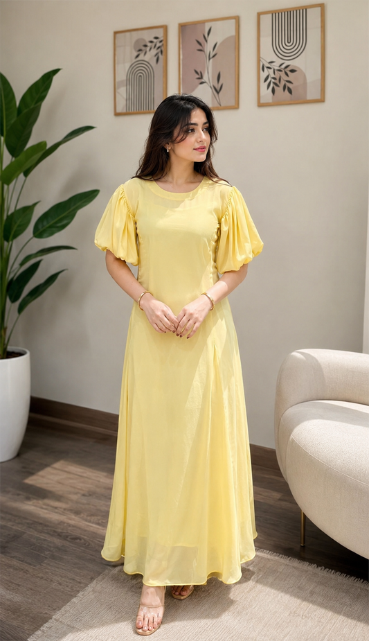 Yellow Stylish Dress