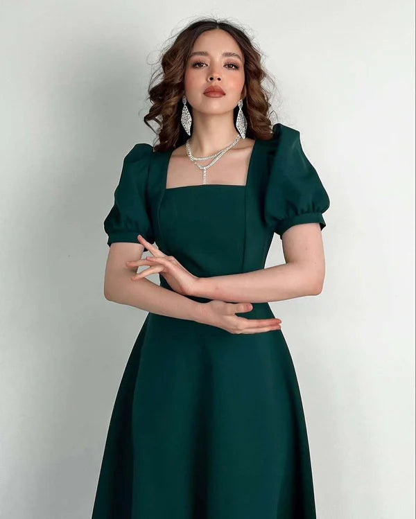 Green Short Dress