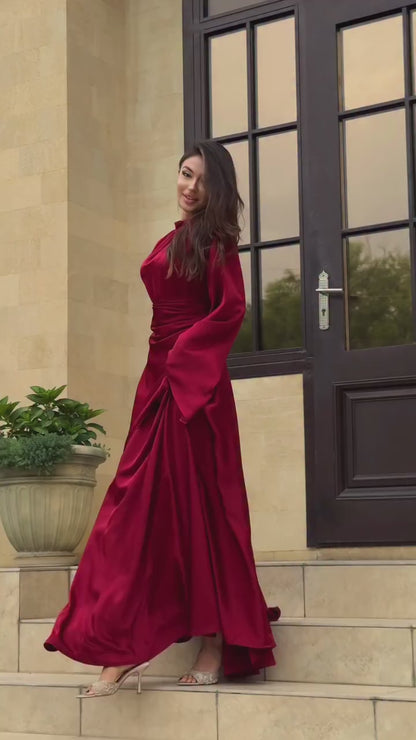 Red Luxury Dress Women